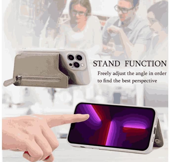 Multi-Functional Silicone Stick Wallet Case Mobile Cover - NovaMart