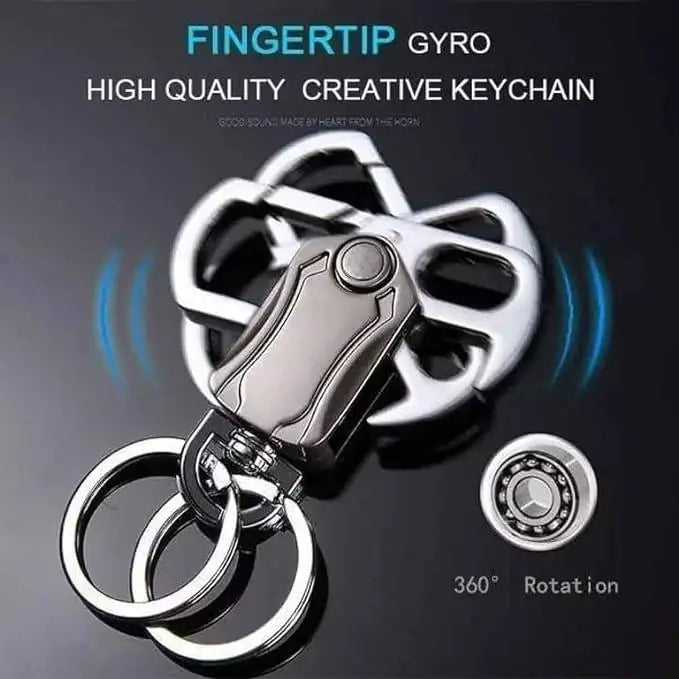 4 in 1 Keychain Spinner Multi-Function Tool Waist Double Ring Keychain Gift - NovaMart