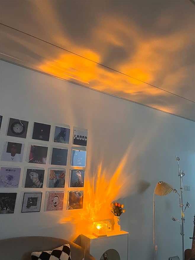 Wave Lamp, Wave Light Cube, Aurora Glow Lamp Crystal Night Light, Romantic Lamp for Room Decor, LED Wave Lights, Room Decor for Kids - NovaMart