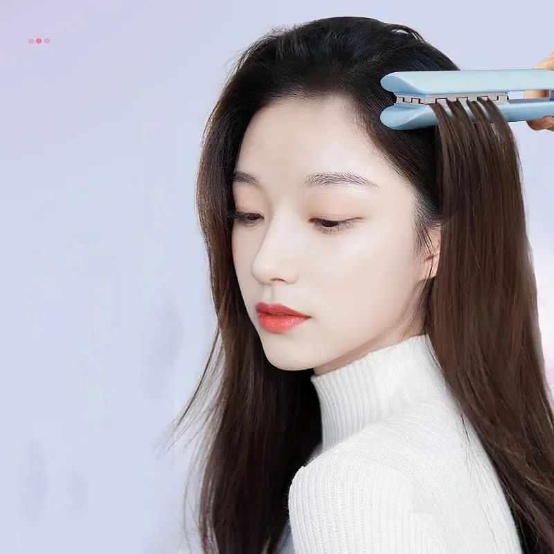 Electric Dry Wet Straight Volume Dual-use Curler - NovaMart