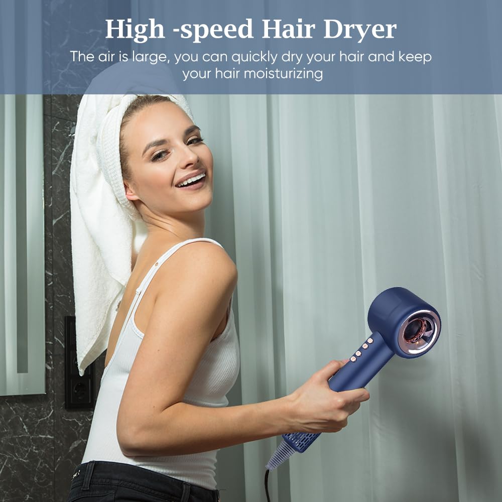 Hair Dryer - 110000 RPM 2000W High-Speed - NovaMart