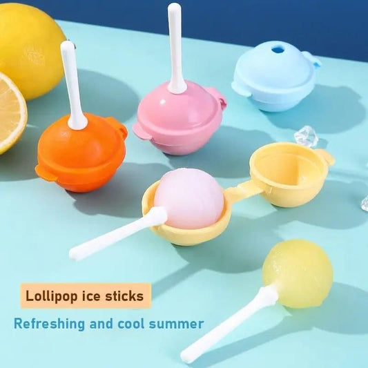 Lollipop Ice Cube Tray Macaron Ice Ball Maker - NovaMart