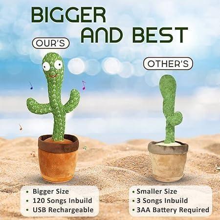LED Musical Dancing & Mimicry Cactus Toy - NovaMart