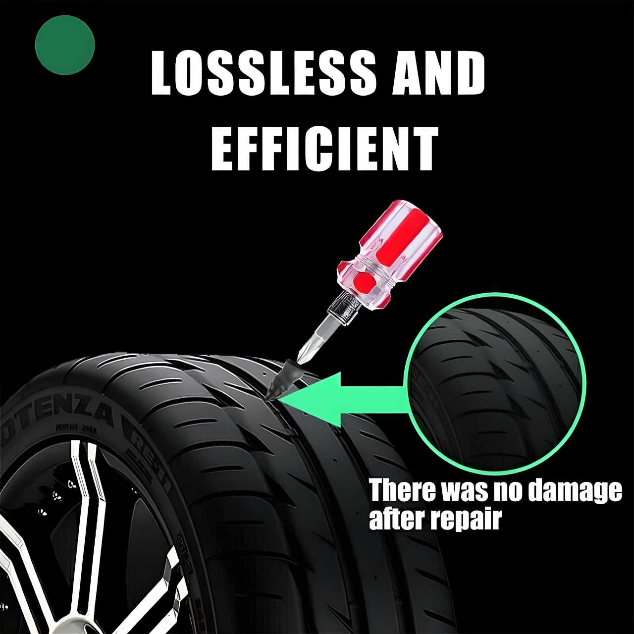 Motorcycle Car Fast Tool Self-Service Tire Repair Nail (Pack of 10) - NovaMart