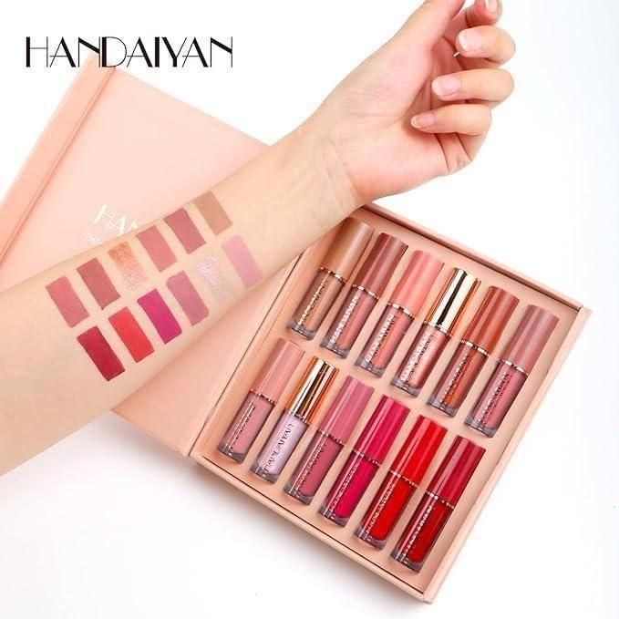 Velvet Matte Liquid Lipstick Set 12Pcs - NovaMart
