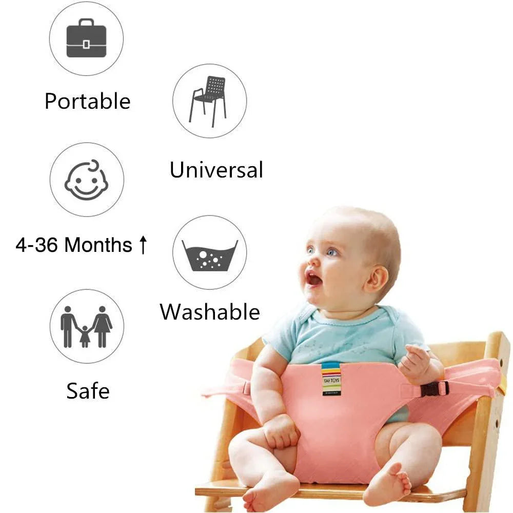 Seat for High Chair Baby Feeding Safety Seat with Strap - NovaMart