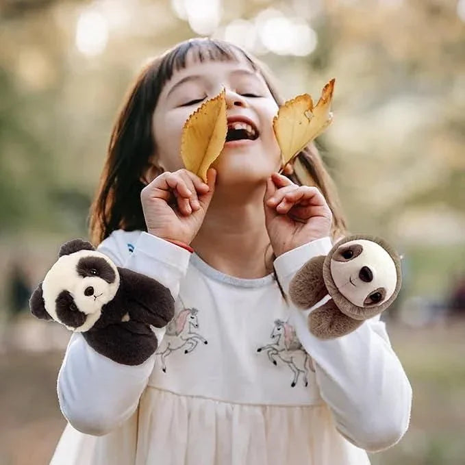 Unisex Stuffed Animal Slap Bracelets Plush Panda - NovaMart