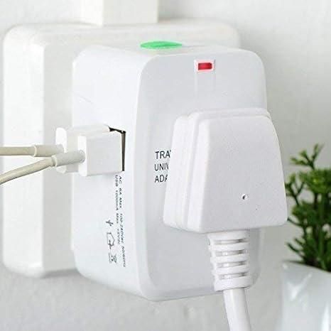 Worldwide Travel Adapter with Built in Dual USB Charger Ports - NovaMart