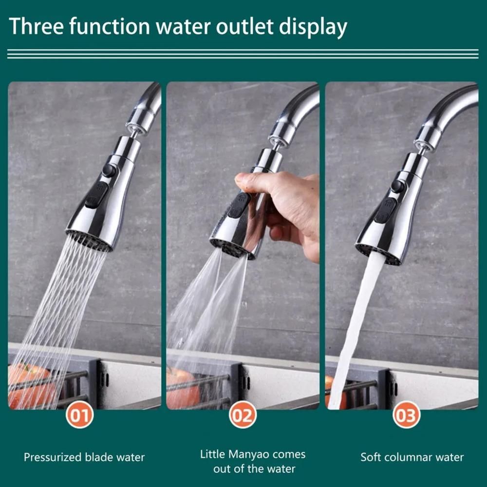 3 Modes Kitchen Sink Faucet - NovaMart