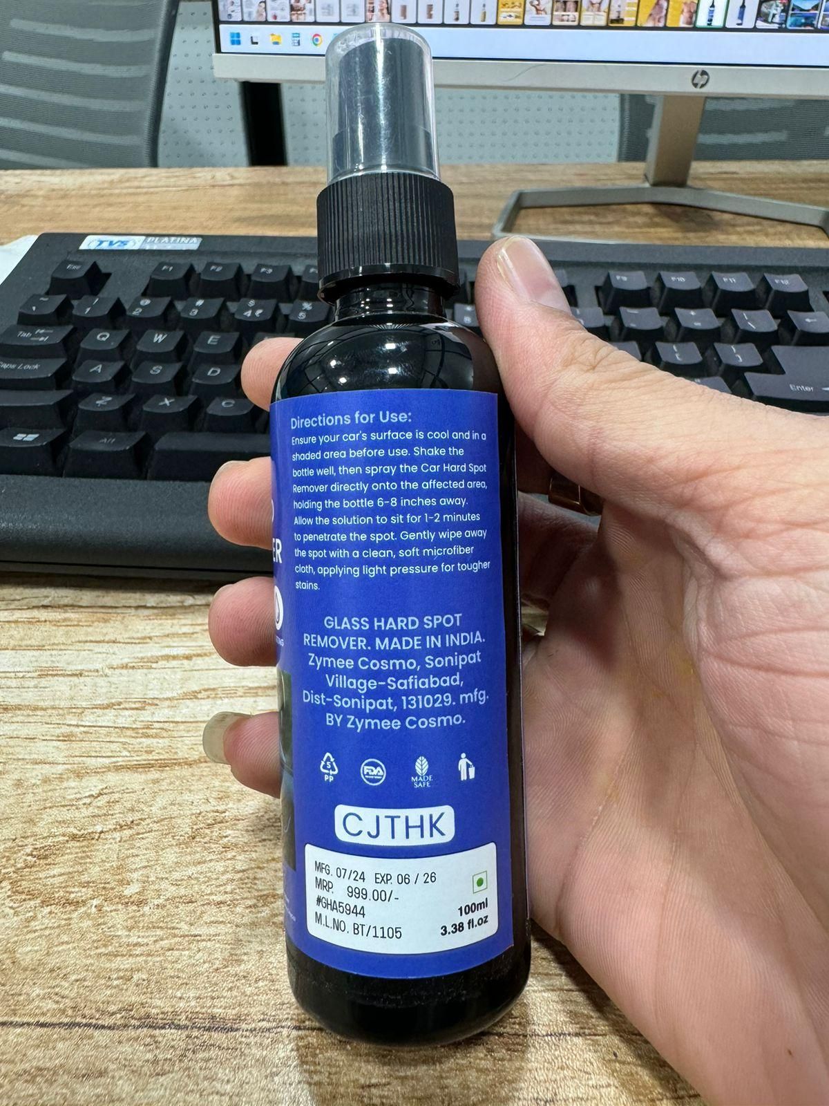 CJTHK Glass Hard Spot Remover 100ml - NovaMart