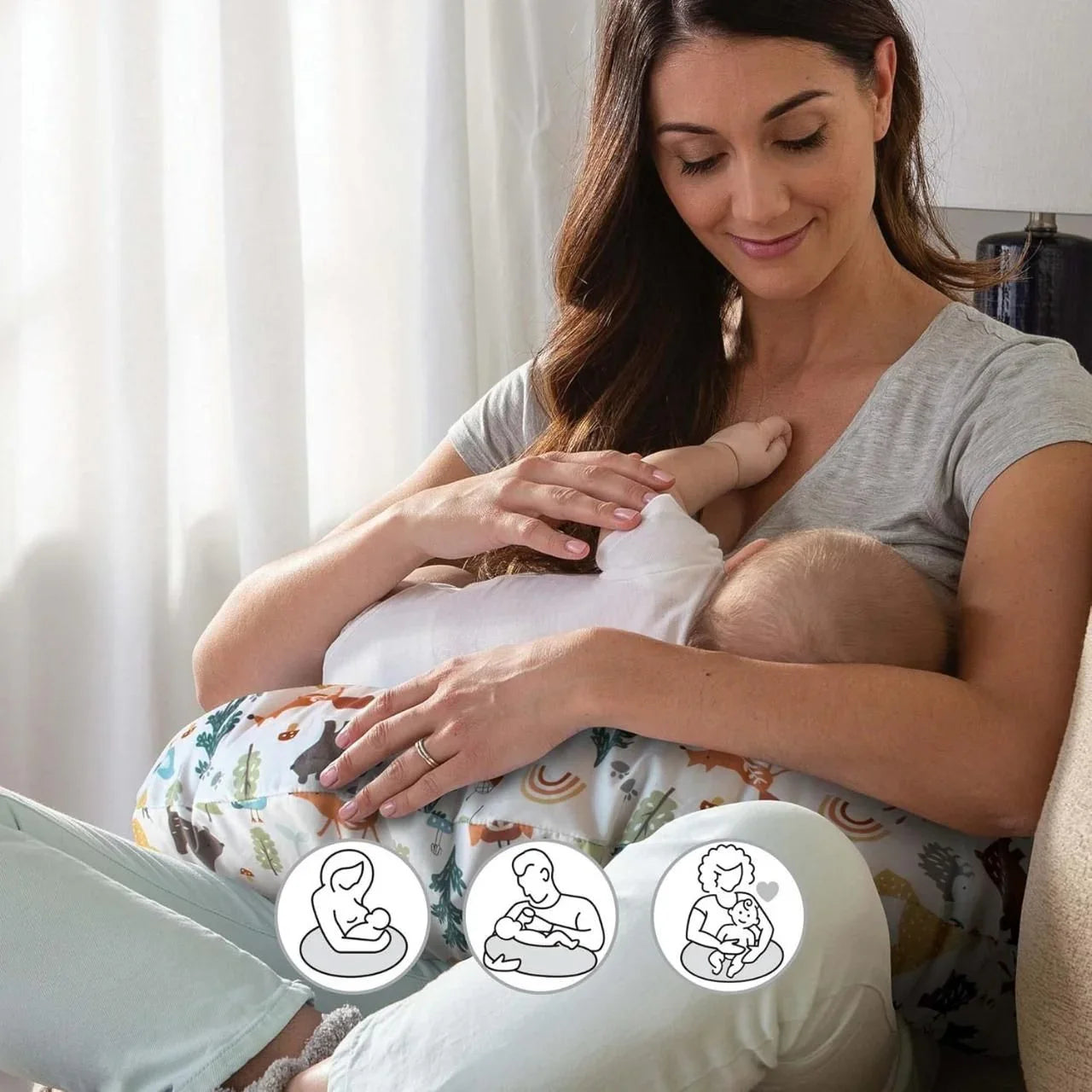 Baby Nursing Pillow Cover - NovaMart