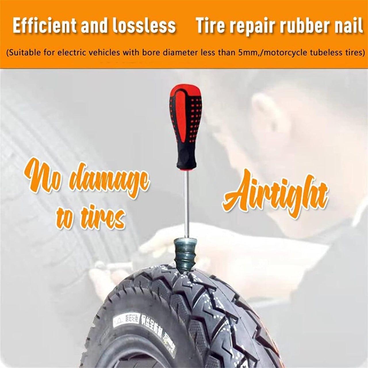Motorcycle Car Fast Tool Self-Service Tire Repair Nail (Pack of 10) - NovaMart