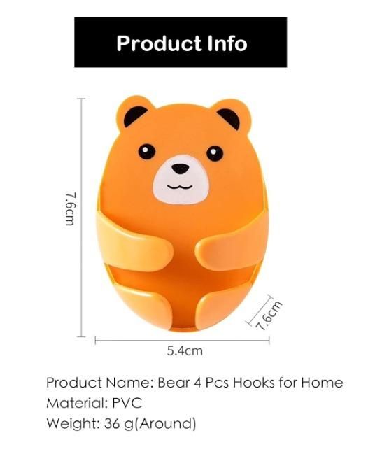 Hanging Adhesive Kitchen Hooks (Pack Of 8) - NovaMart