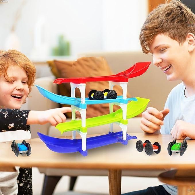 Ramp Racer , Multi level Ramp Racing Car Toy Set - NovaMart