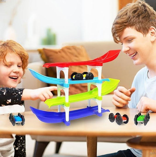 Ramp Racer , Multi level Ramp Racing Car Toy Set - NovaMart