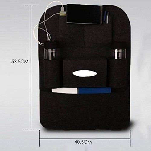 Compatible Multi-Pocket Seat Back Storage Bag Organizer Holders	 Pack of 2 - NovaMart