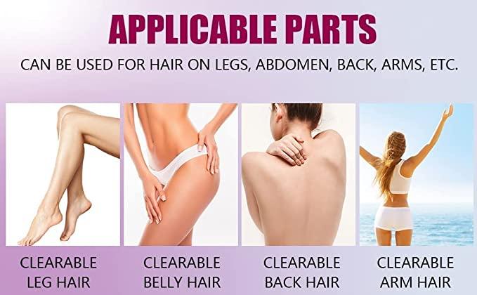 FLETIX Crystal Hair Eraser Stone, Painless Magic Crystal Hair Remover for Women Men, Hair Removal Eraser Exfoliator Tool for Arms Legs Back Bikini Body Any Part (Multicolor) - NovaMart