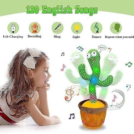 LED Musical Dancing & Mimicry Cactus Toy - NovaMart