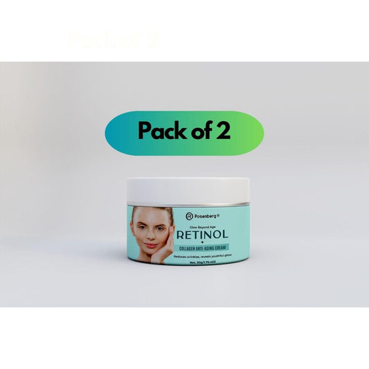 Retinol Collagen Anti Aging Cream 100 gm Pack of 2 - NovaMart
