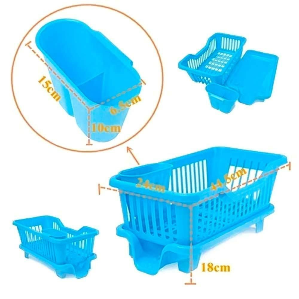 3 in 1 Kitchen Dish Drainer - NovaMart