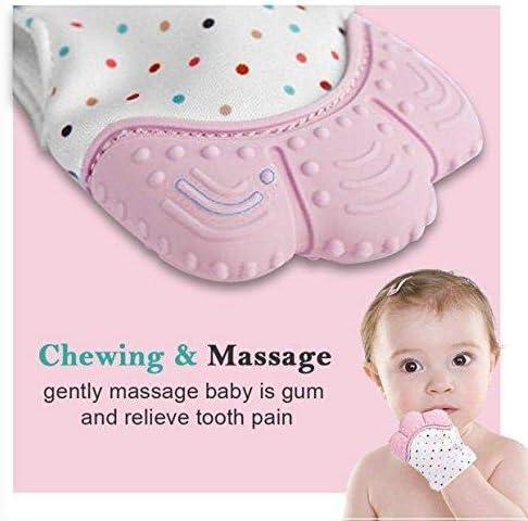 Silicone Self Soothing Teether Gloves Toy for Babies - NovaMart