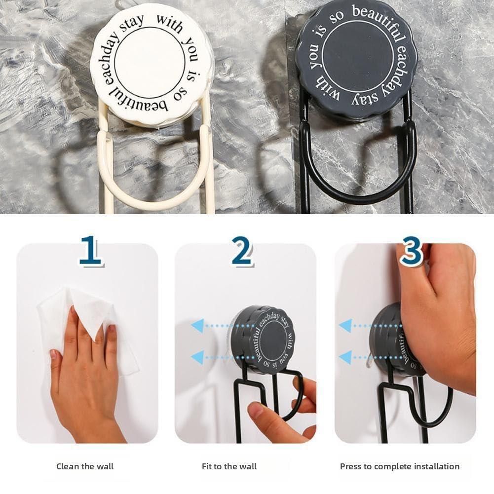 2 Pcs Waterproof Vacuum Suction Hook - NovaMart