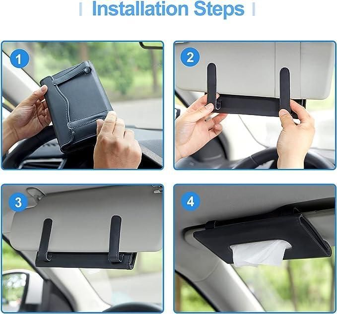 Automobile Car Sunshade Paper Towel Box - NovaMart