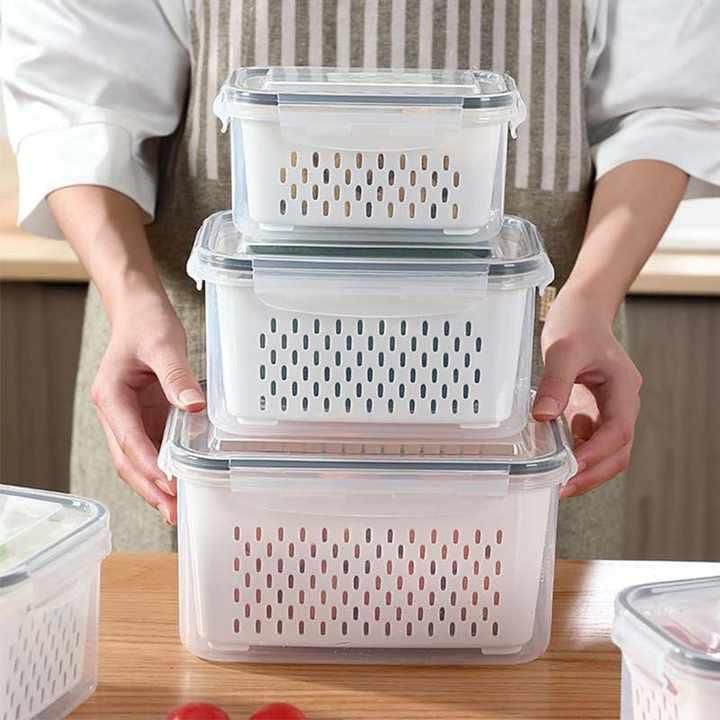 Kitchen Food Storage Containers Set (Pack of 2) - NovaMart