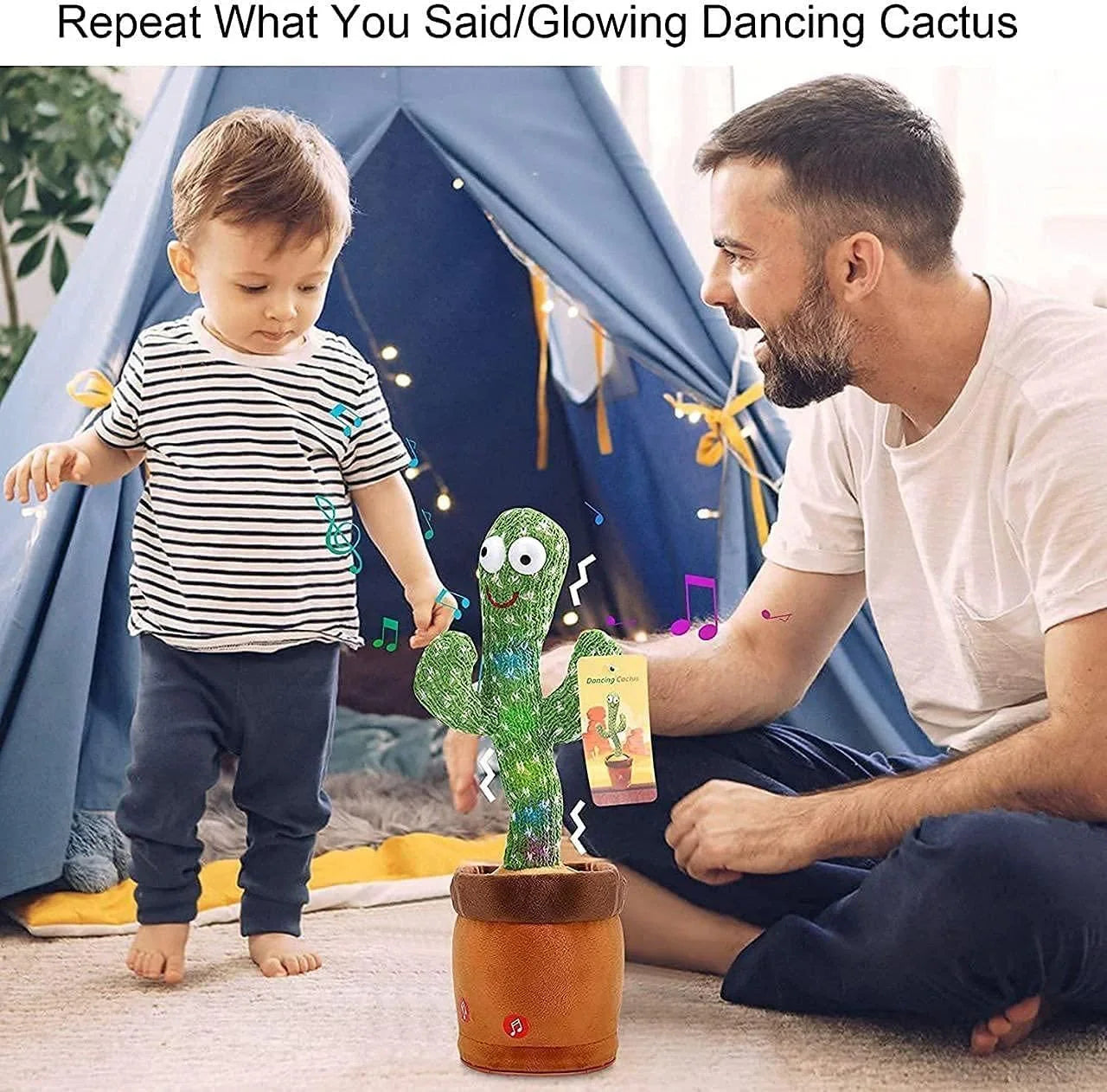 LED Musical Dancing & Mimicry Cactus Toy - NovaMart