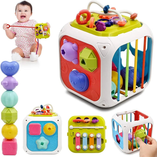 Montessori 7 in 1 Baby Sensory Toy for Kids - NovaMart