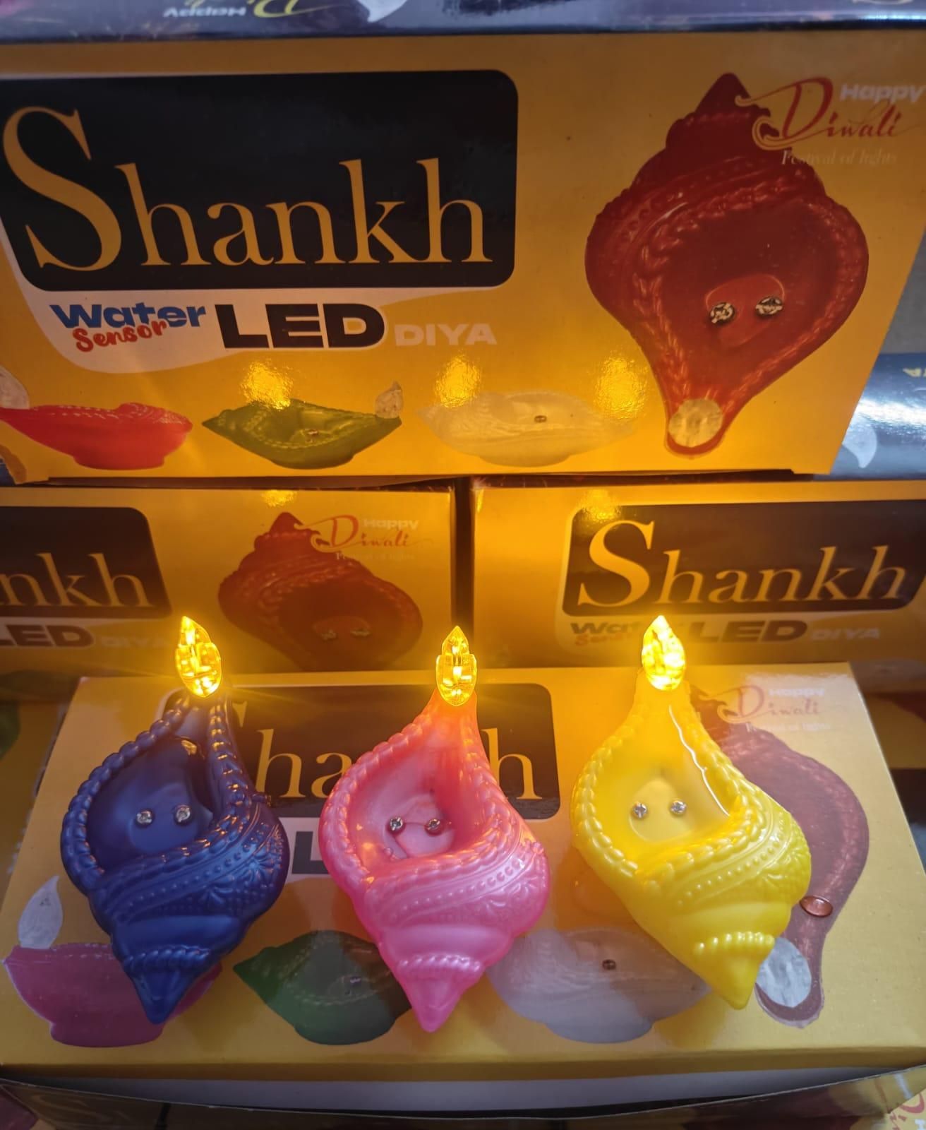 Shankh Water Sensor LED Diya - NovaMart