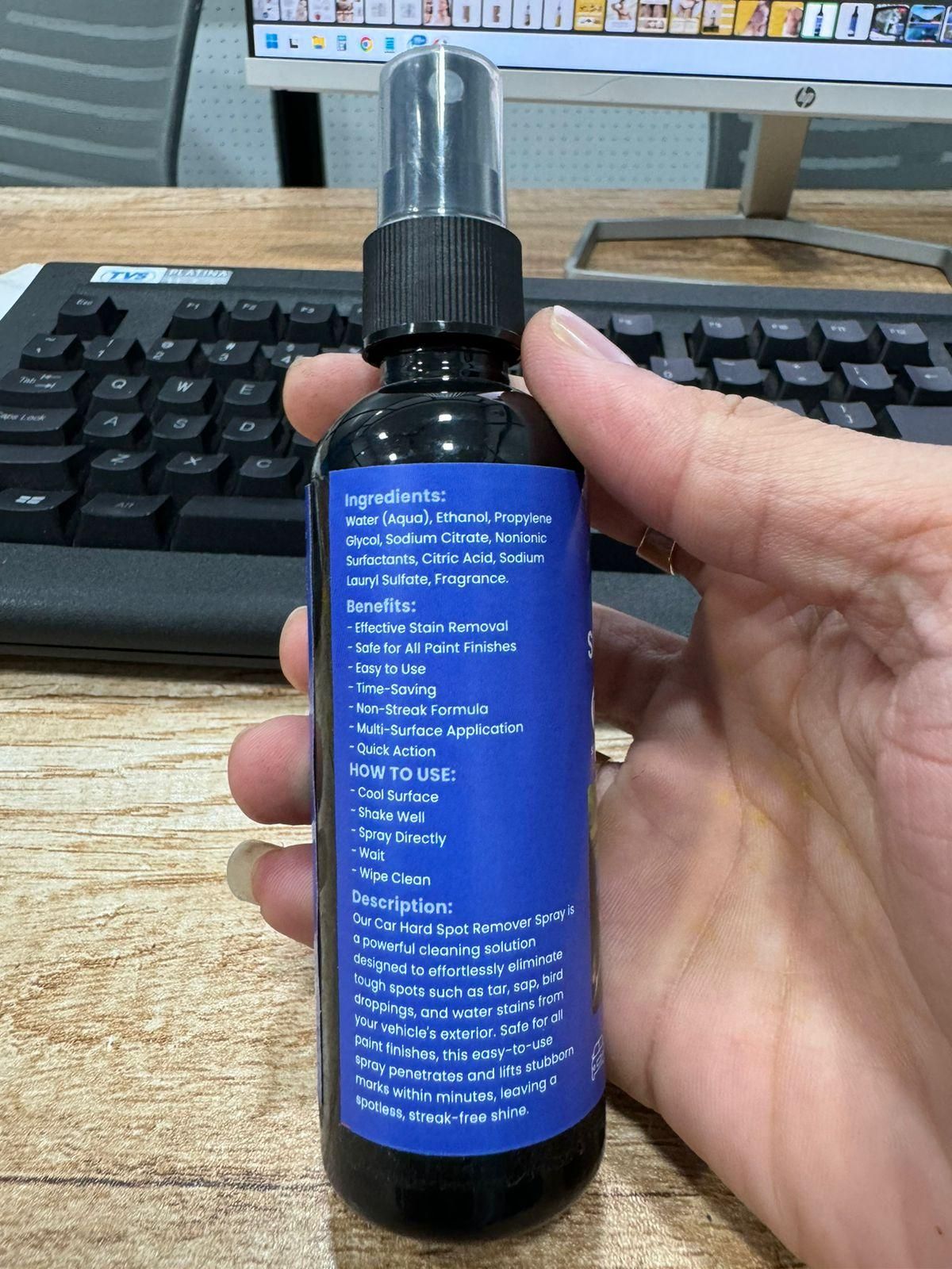 CJTHK Glass Hard Spot Remover 100ml - NovaMart