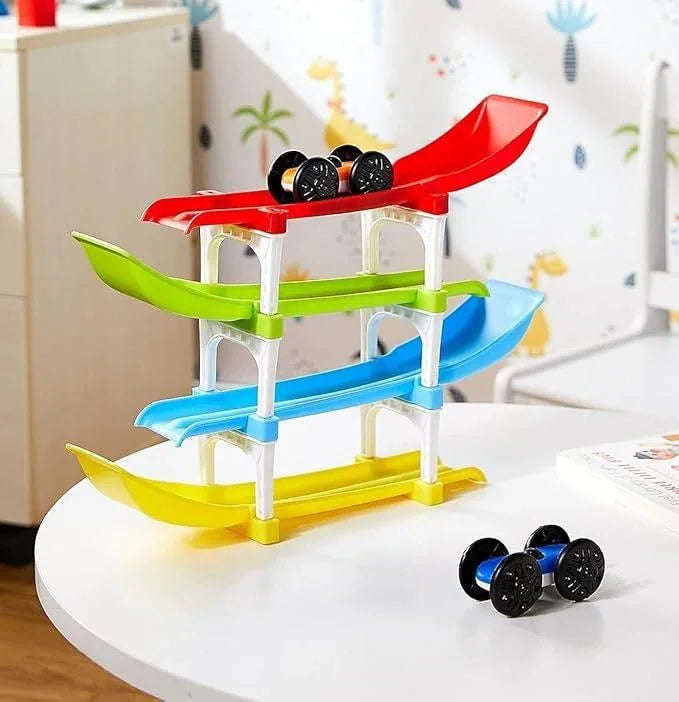 Ramp Racer , Multi level Ramp Racing Car Toy Set - NovaMart