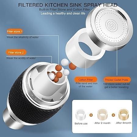 3 Modes kitchen Sink Faucet - NovaMart