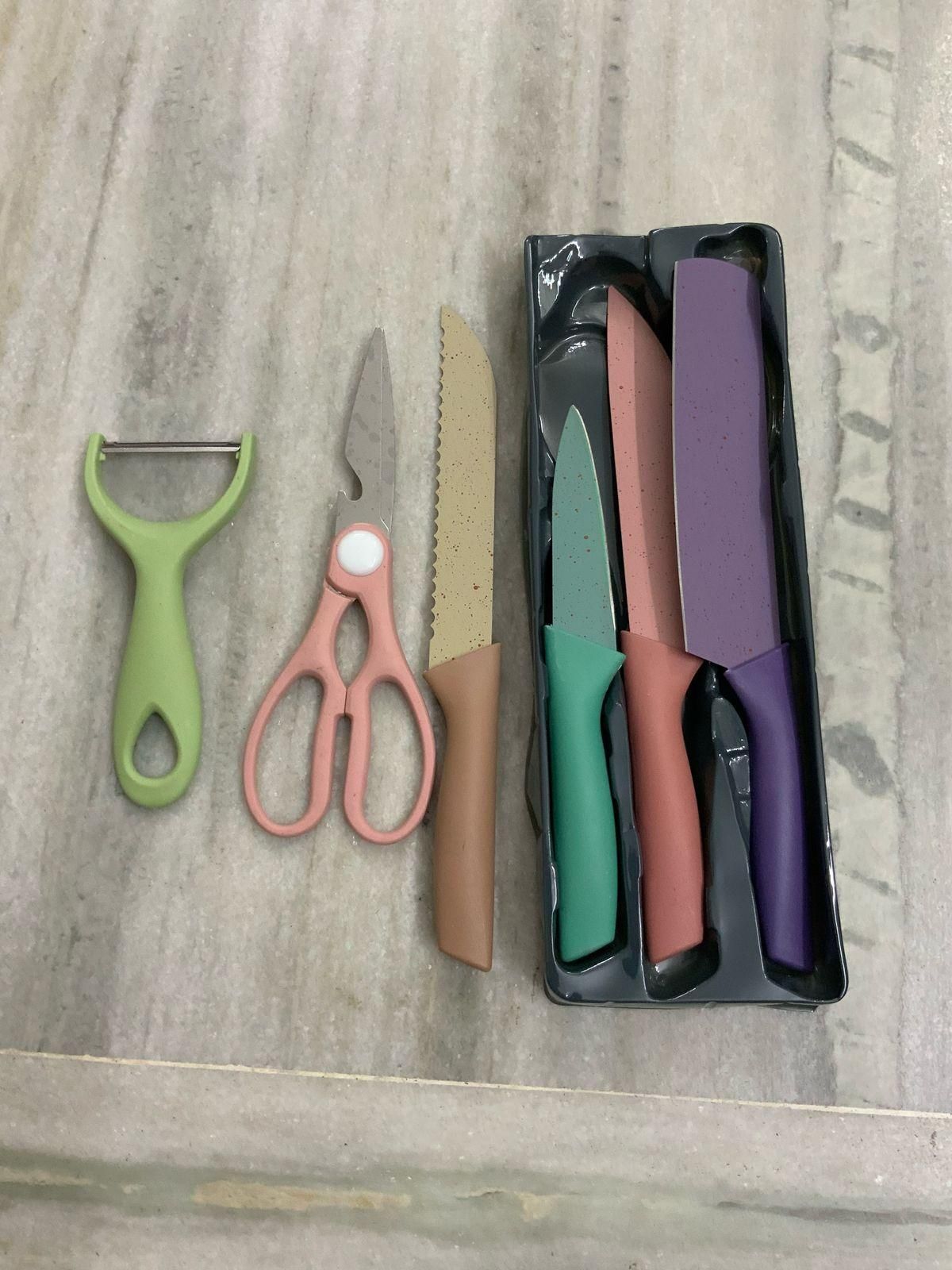 Colorful Kitchen Knife Set - NovaMart