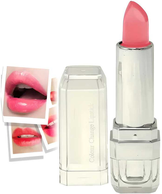 MYEONG Gold Glitter Color Change Gel Lipstick (Pink, 3.6 g) - NovaMart