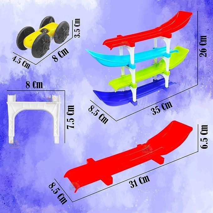 Ramp Racer , Multi level Ramp Racing Car Toy Set - NovaMart