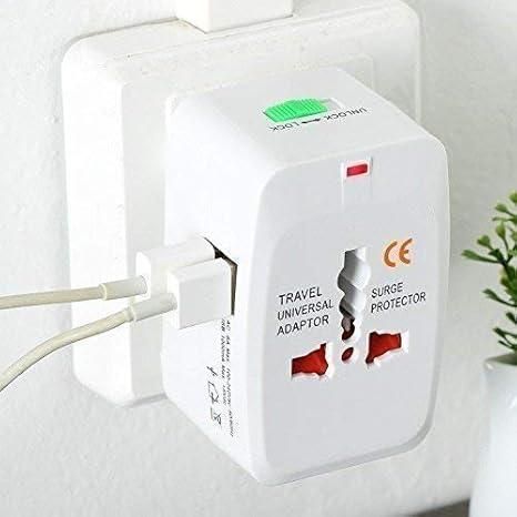 Worldwide Travel Adapter with Built in Dual USB Charger Ports - NovaMart