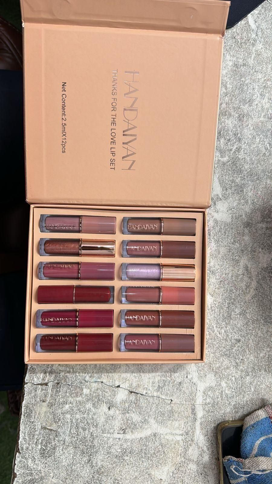 Velvet Matte Liquid Lipstick Set 12Pcs - NovaMart