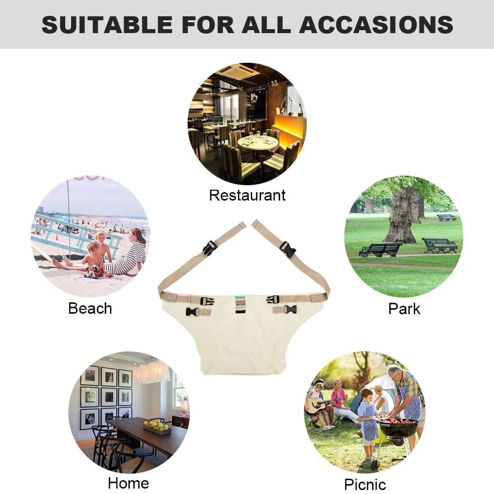 Seat for High Chair Baby Feeding Safety Seat with Strap - NovaMart