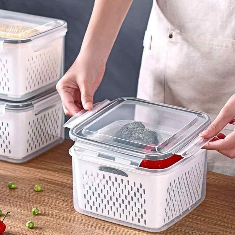 Kitchen Food Storage Containers Set (Pack of 2) - NovaMart