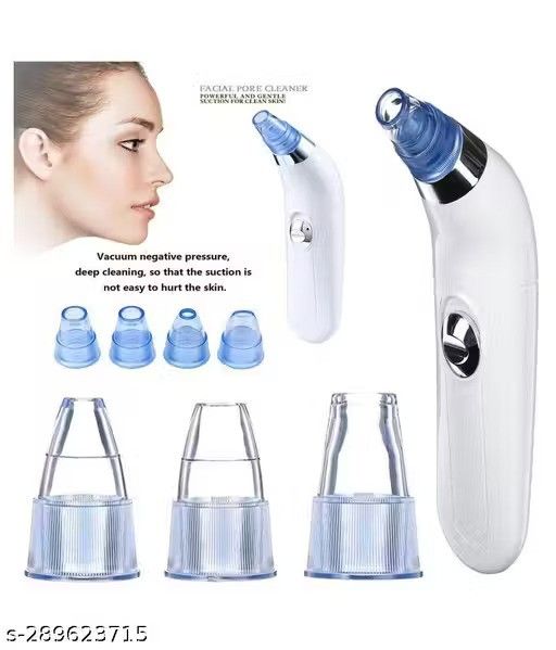Derma Suction Vacuum Skin Cleanser | 4 in 1 Multi-function Blackhead Remover Tool | Remover Kit Skin Cleaner | Pimple Removal Tool | Ane Removal Tool - NovaMart