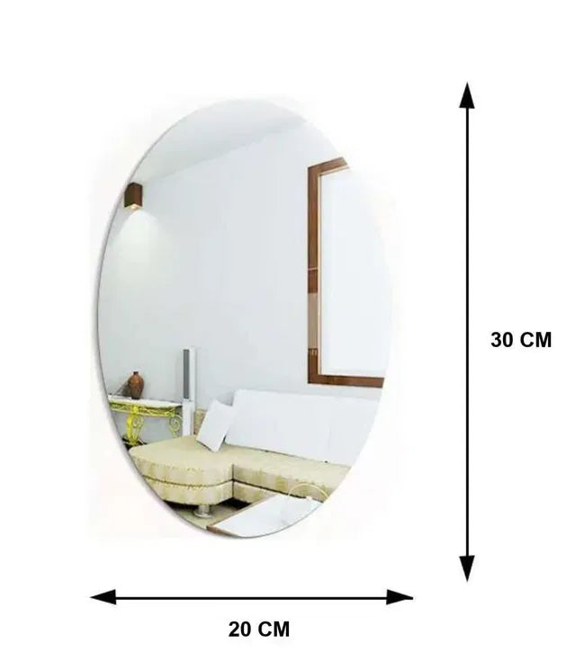 Oval Shape Mirror (Pack of 1) - NovaMart