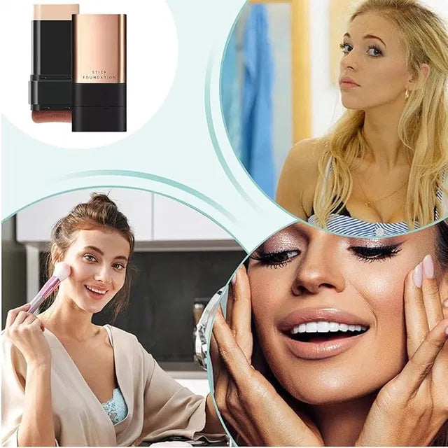 Korean 2 in 1 Glass Skin Foundation Stick - NovaMart