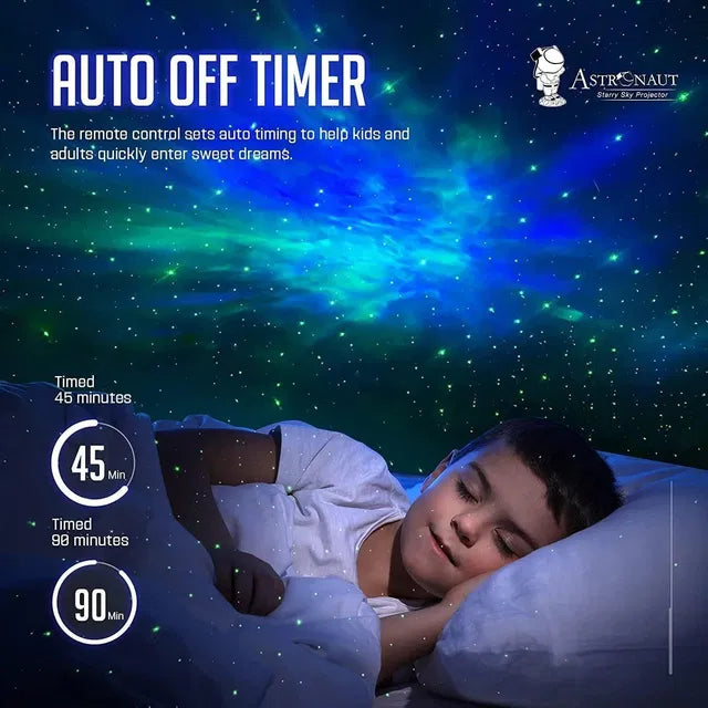 Astronaut Galaxy Projector - 360 Magnetic Head Rotation, Remote Control - NovaMart