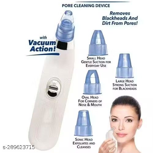 Derma Suction Vacuum Skin Cleanser | 4 in 1 Multi-function Blackhead Remover Tool | Remover Kit Skin Cleaner | Pimple Removal Tool | Ane Removal Tool - NovaMart