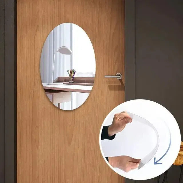 Oval Shape Mirror (Pack of 1) - NovaMart