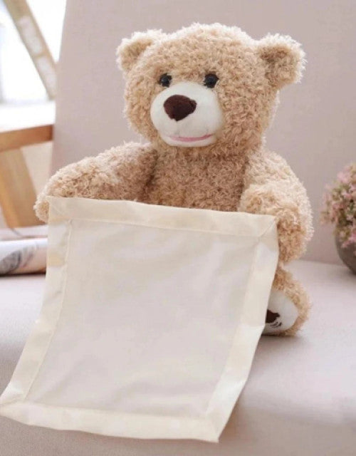 Peek A Boo Bear Animated with Voice Teddy - NovaMart