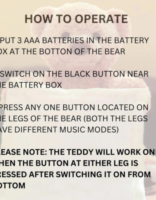 Peek A Boo Bear Animated with Voice Teddy - NovaMart