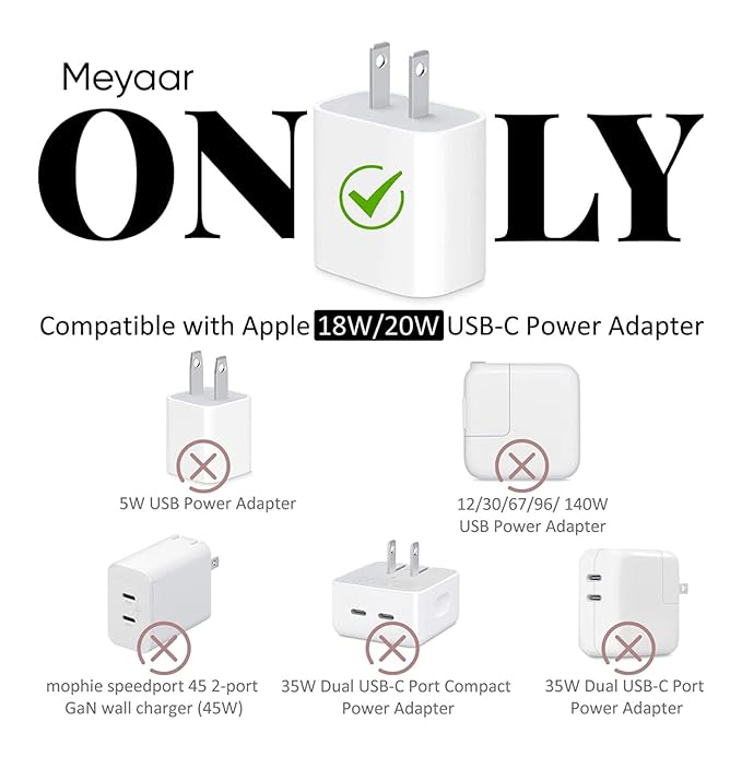 4 in 1 Silicone Case for Apple 20W USB-C Power Adapter Protective Cover for Apple iPhone Charger 20W/18W Adapter with Spiral Wire Saver (Charger Not Included) - NovaMart